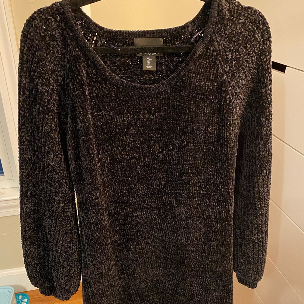 Chunky knit sweater dress